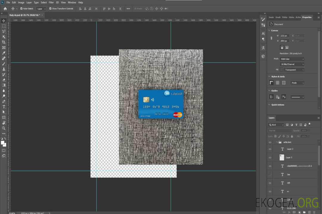 Photolook mastercard de la Banque islamique du Qatar template Photolook mastercard de la Banque islamique du Qatar template